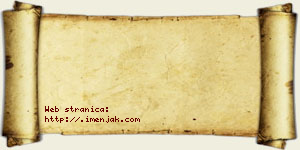 Omilj Crnoglavac vizit kartica